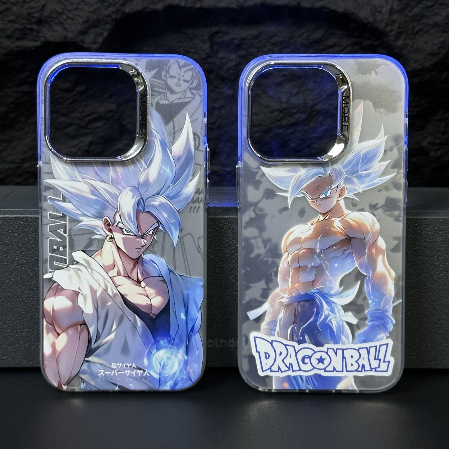 Anime Dragon Ball Super Saiyan Goku Phone Case - Electroplated Scratch-Resistant Hard PC Cover for iPhone 15 14 13 Pro Max