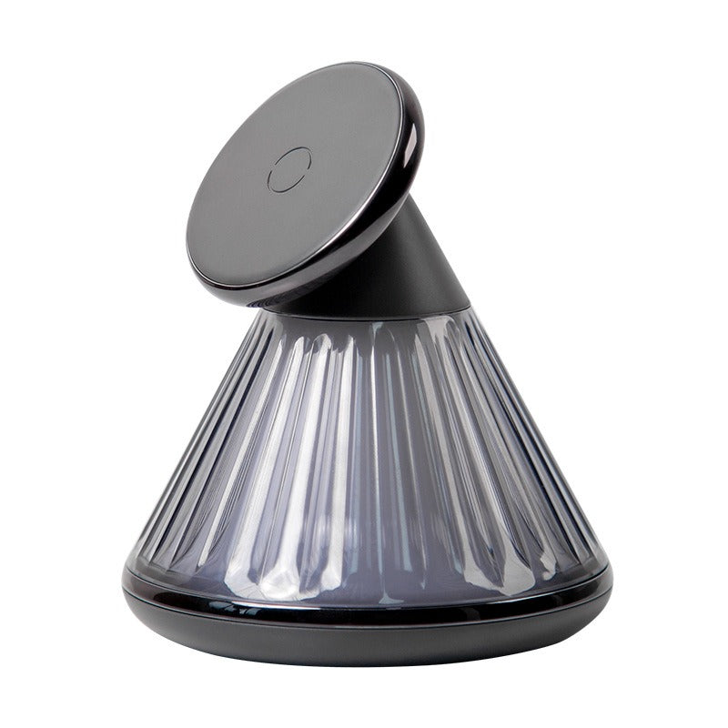 15W Magnetic Wireless Charger with Night Light - Adjustable Conical Fast Charging Stand for iPhone