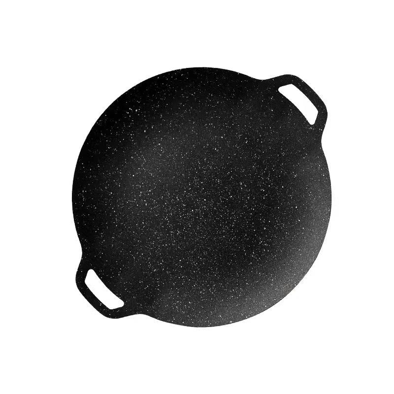 Korean Style Non-Stick Outdoor Camping Griddle BBQ Grill Pan
