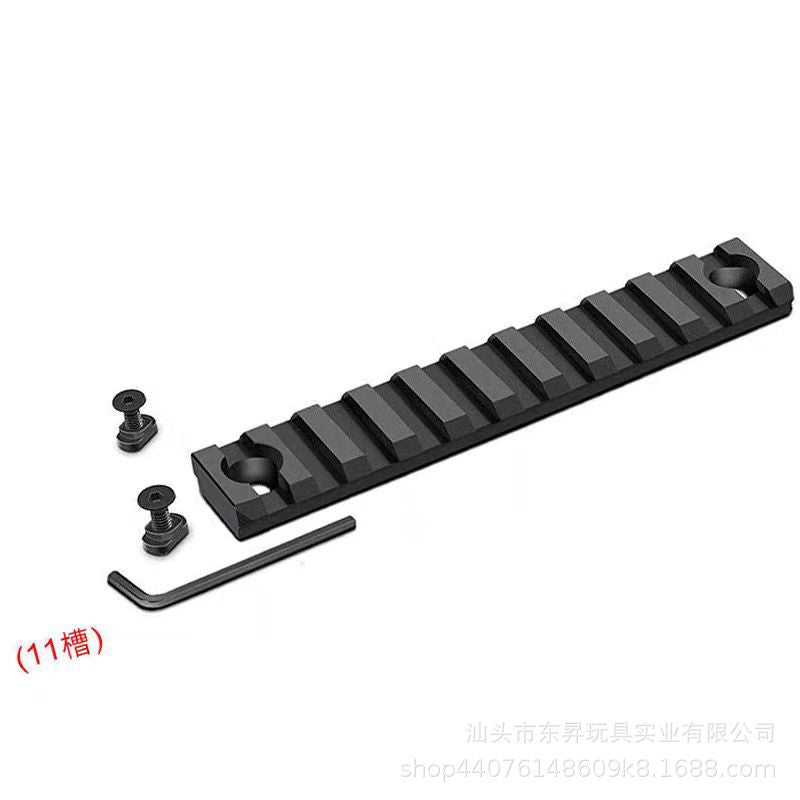 CNC Aluminum M-LOK Metal Rail Section - 20mm Tactical Picatinny Rail