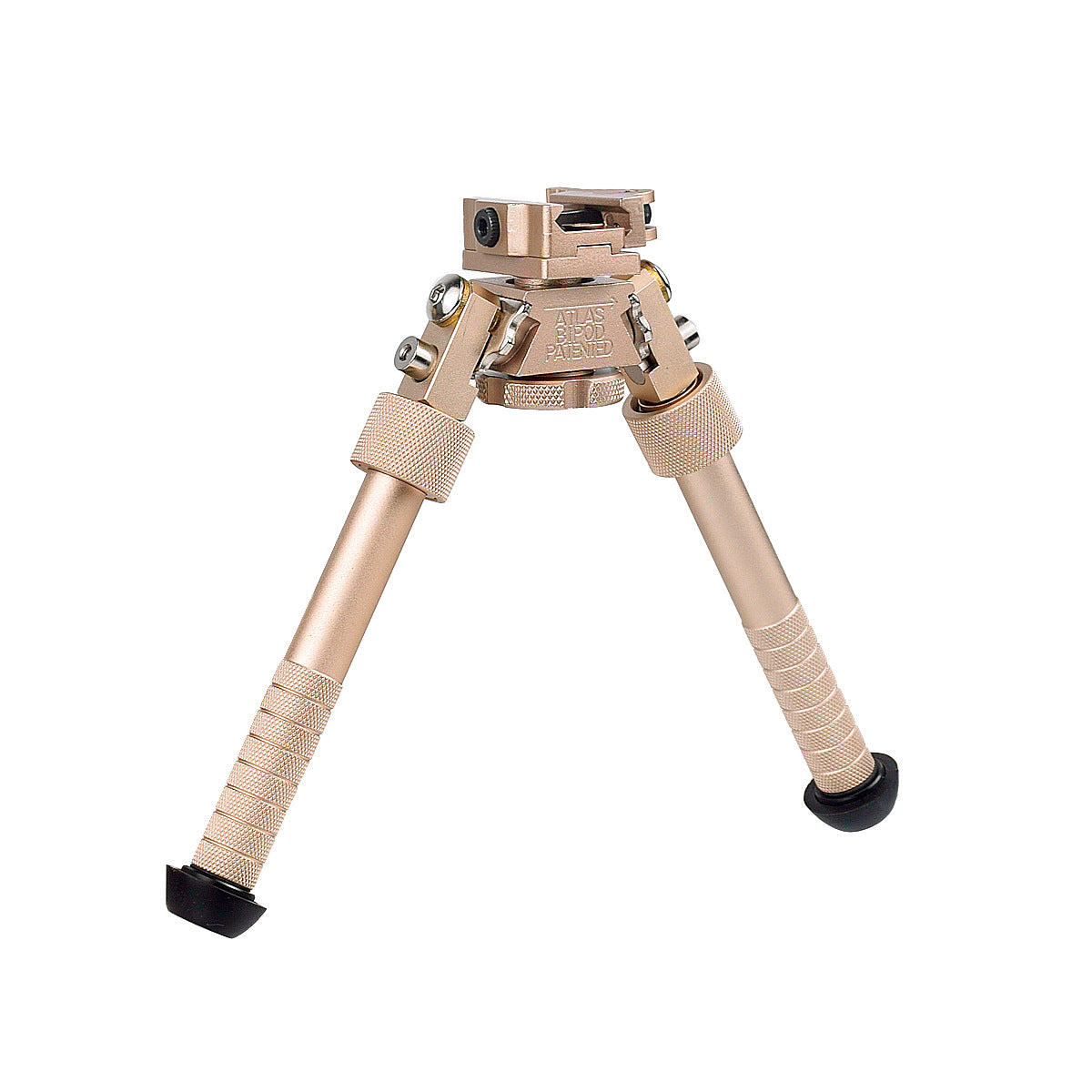 V8 Tactical Bipod - 360 Degree Rotating Retractable Swing Bipod