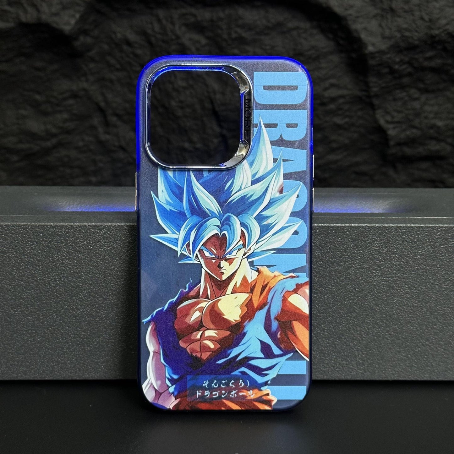 Anime Dragon Ball Super Saiyan Goku Phone Case - Electroplated Scratch-Resistant Hard PC Cover for iPhone 15 14 13 Pro Max
