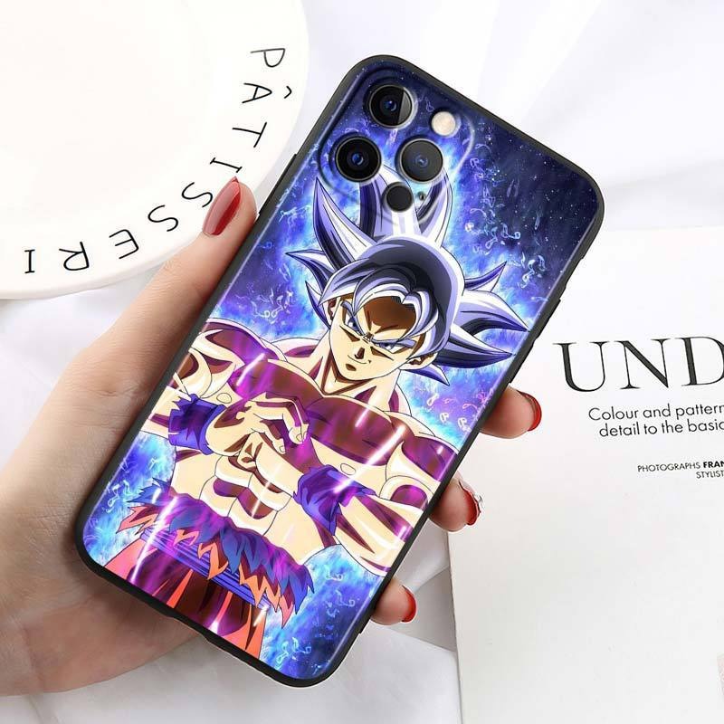 Anime Dragon Ball Super Saiyan Gogeta Phone Case - Soft TPU Protective Cover for iPhone 15 14 13 12 Pro Max