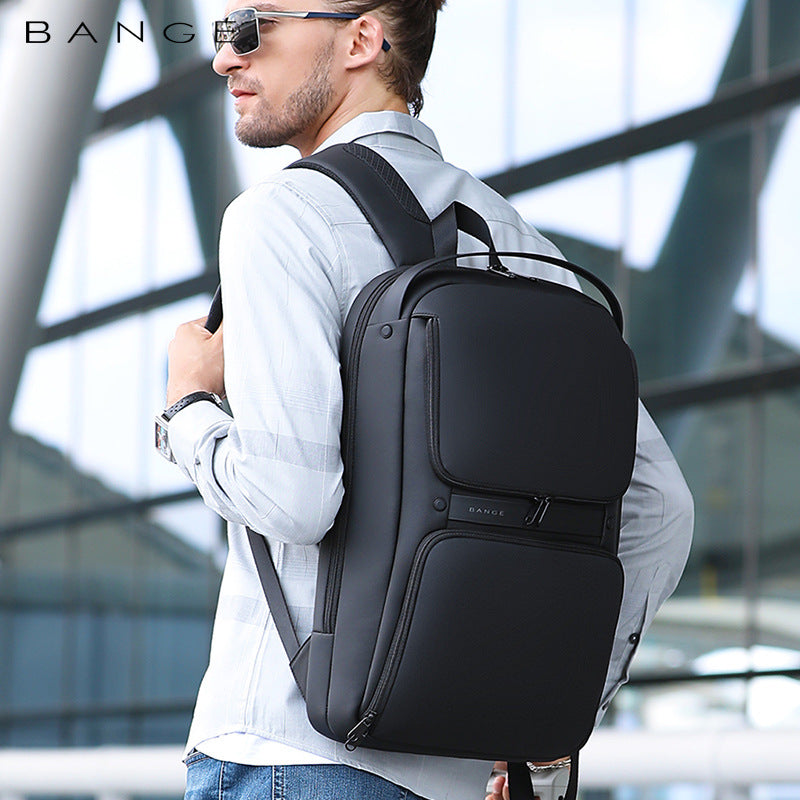 BANGE Multi-Functional Waterproof Men's Backpack - Business & Leisure Laptop Bag