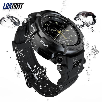 LOKMAT Sport Smart Watch - Professional 5ATM Waterproof Digital Smartwatch with Call Reminder for iOS & Android