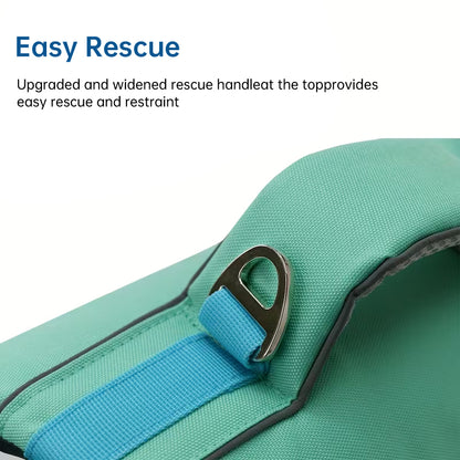Reflective Dog Life Vest for Swimming - Breathable High Buoyancy Pet Safety Jacket