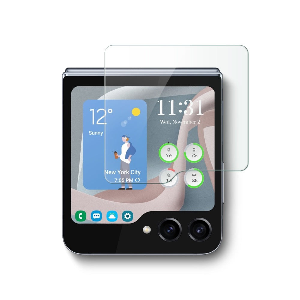 Samsung Galaxy Z Flip7 Outer Screen Tempered Glass - Anti-Peep Foldable Screen Protector