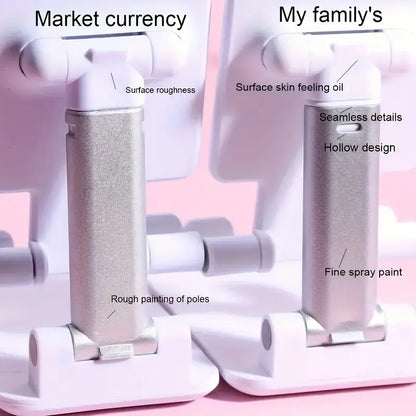 Universal Adjustable Desktop Phone Stand Holder for iPhone, iPad & Tablets