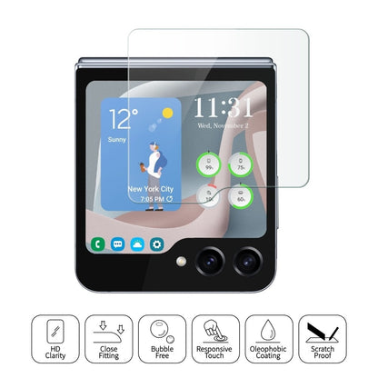 Samsung Galaxy Z Flip7 Outer Screen Tempered Glass - Anti-Peep Foldable Screen Protector