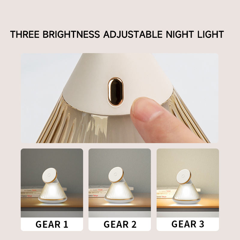 15W Magnetic Wireless Charger with Night Light - Adjustable Conical Fast Charging Stand for iPhone