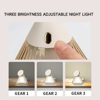 15W Magnetic Wireless Charger with Night Light - Adjustable Conical Fast Charging Stand for iPhone