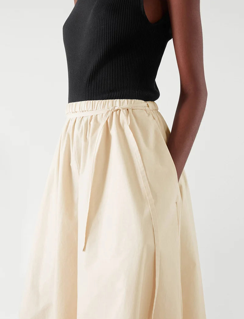 Women's 100% Cotton Wide Leg Pants - Breathable Loose Fit Summer Trousers