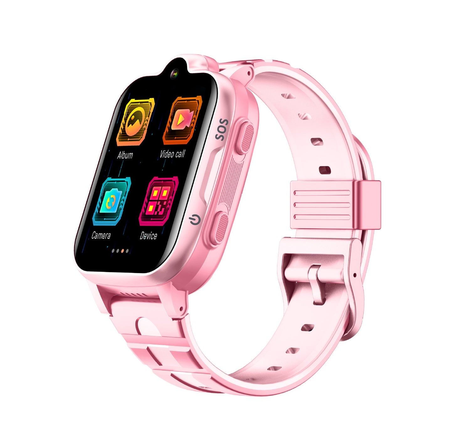 Children's 4G GPS Smart Phone Watch with Video Call (K9H, Pink)