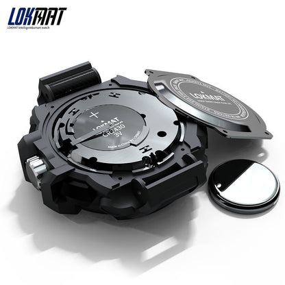 LOKMAT Sport Smart Watch - Professional 5ATM Waterproof Digital Smartwatch with Call Reminder for iOS & Android