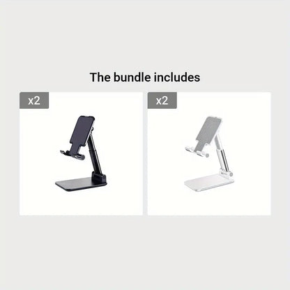 Universal Adjustable Desktop Phone Stand Holder for iPhone, iPad & Tablets