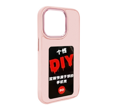Smart E-Ink Screen NFC DIY Photo Display Phone Case for iPhone 15 14 13 Pro Max - Battery-Free Refreshable Cover