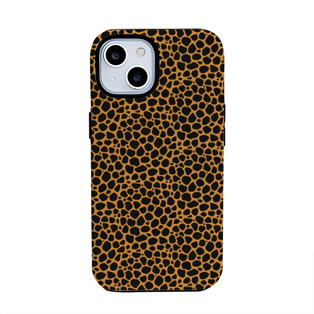 Classic Leopard Print Protective Hard Phone Case for iPhone 16 15 14 13 Pro Max