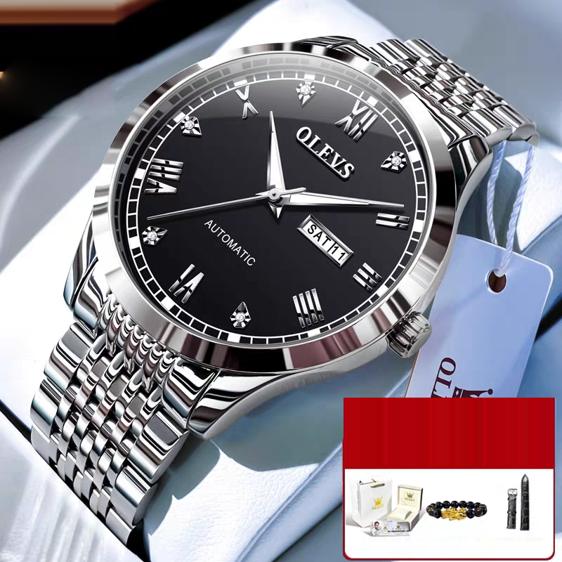 OLEVS Luxury Men's Automatic Mechanical Watch - Waterproof Luminous Business Wristwatch