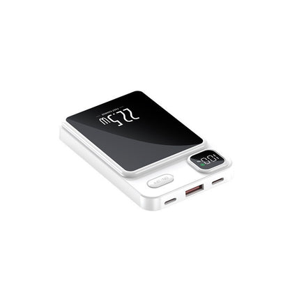 22.5W Fast Charging Magnetic Wireless Power Bank - Ultra-Thin Compact Portable Charger with Digital Display