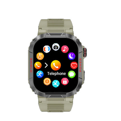 TK25 Smart Watch - IP68 Waterproof Rugged Outdoor Sports Smartwatch with Bluetooth Call & Health Monitoring