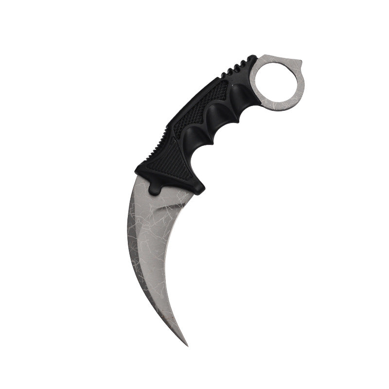 Outdoor Tactical Karambit Claw Knife - Fixed Blade Wilderness Survival Knife with Sheath