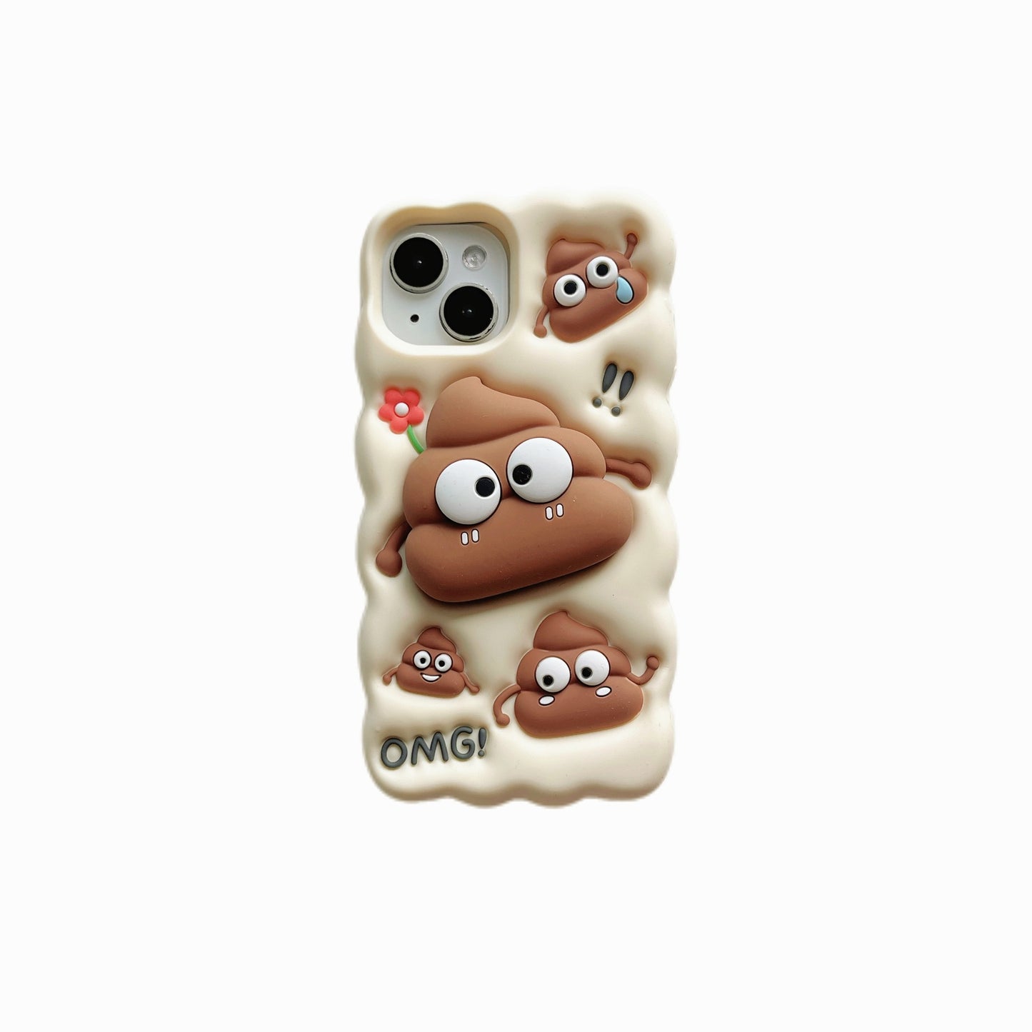 Kawaii Pink Piggy Soft Silicone Phone Case with Stand - Cute Protective Cover for iPhone 16 15 Pro Max