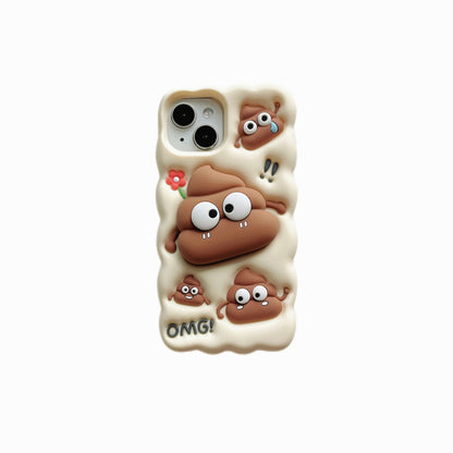 Kawaii Pink Piggy Soft Silicone Phone Case with Stand - Cute Protective Cover for iPhone 16 15 Pro Max