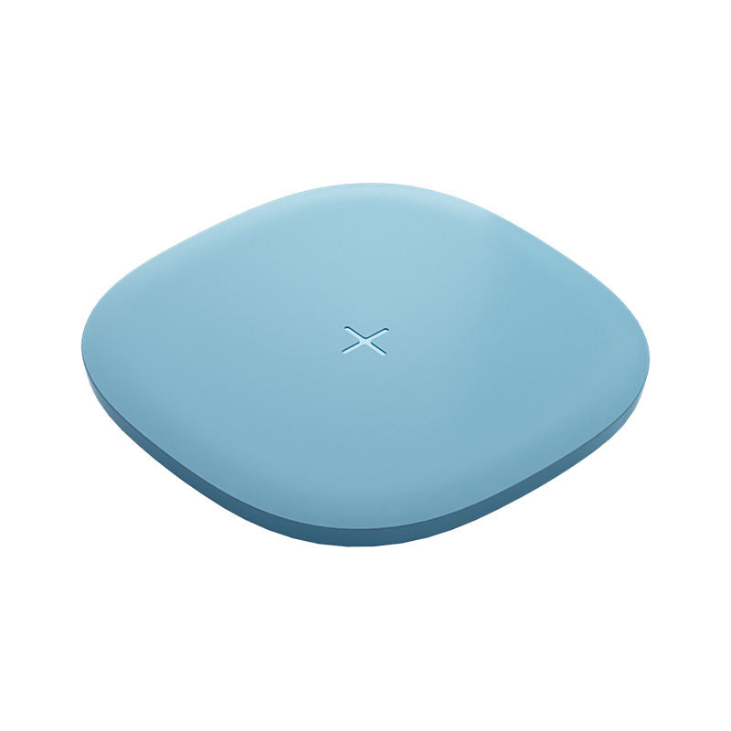 15W Fast Wireless Charger Pad - Square Desktop Qi Wireless Charging Mat for iPhone, Samsung & Huawei