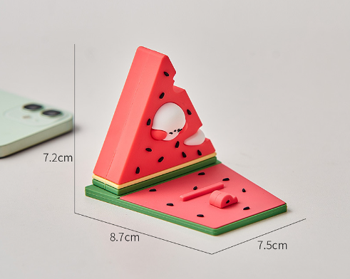 Kawaii Fruit Series Desktop Cell Phone Holder - Cute Office Desk Bracket & Table Decor