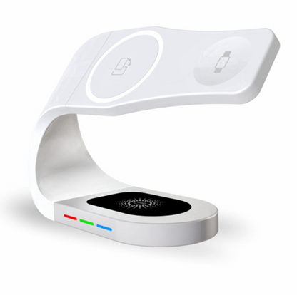 3-in-1 Magnetic Wireless Charging Station Stand for iPhone, Apple Watch & AirPods