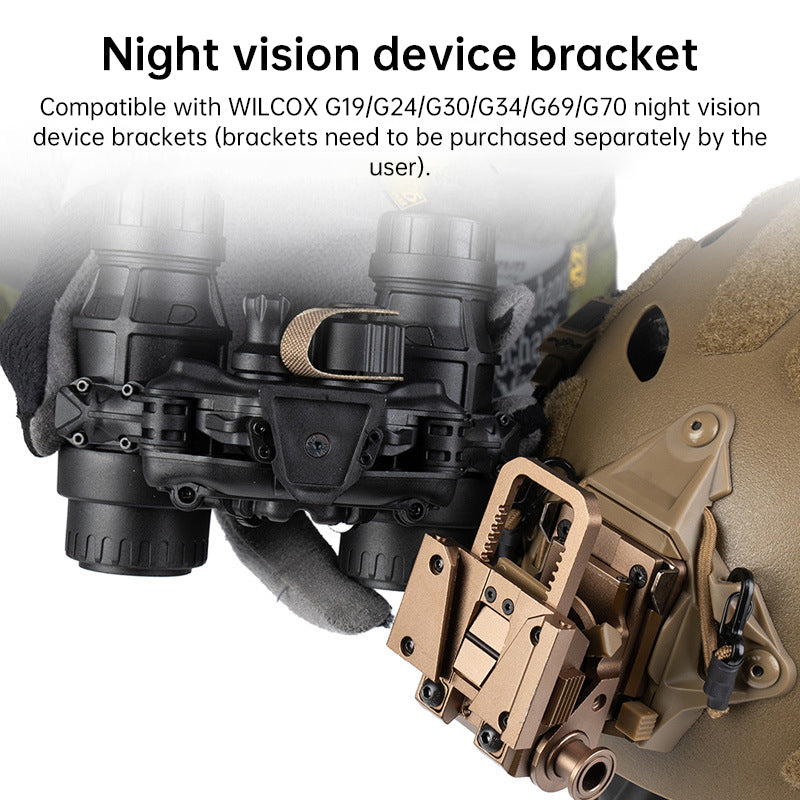 Non-Functional DTNVS Night Vision Goggles Model - Tactical Helmet Gear for Paintball & Cosplay