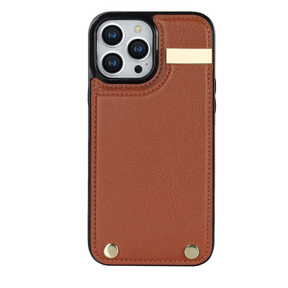 Multi-Card Accordion Leather Wallet Phone Case for iPhone 15 14 Pro Max - Kickstand Back Cover