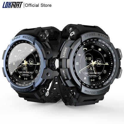 LOKMAT Sport Smart Watch - Professional 5ATM Waterproof Digital Smartwatch with Call Reminder for iOS & Android