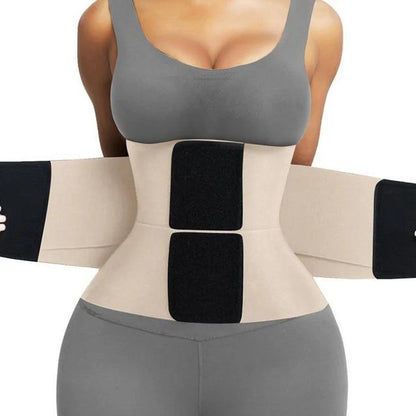 Adjustable Sports Abdominal Belt Waist Trainer | Sweat Band for Body Shaping & Weight Loss