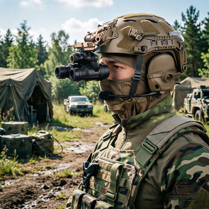 Non-Functional DTNVS Night Vision Goggles Model - Tactical Helmet Gear for Paintball & Cosplay