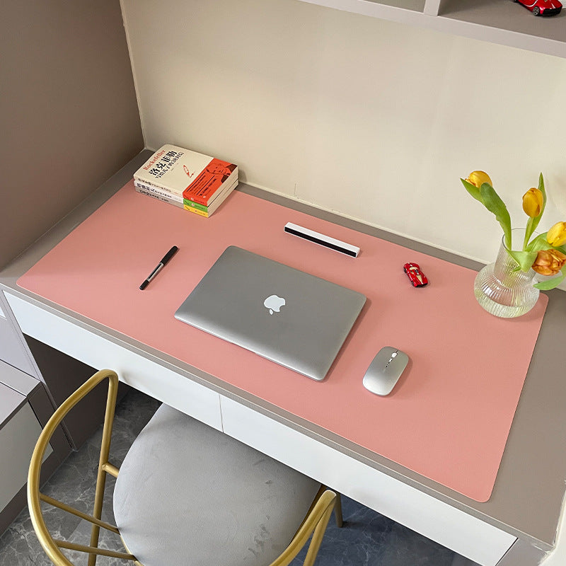 Large PU Leather Office Desk Protector Mat - Waterproof Mouse Pad & Keyboard Desk Mat for Gaming