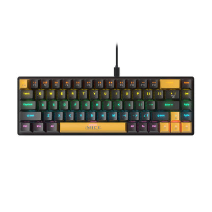 Type-C Wired Mechanical Keyboard - RGB Gaming Keyboard with Choice of Switch Axis