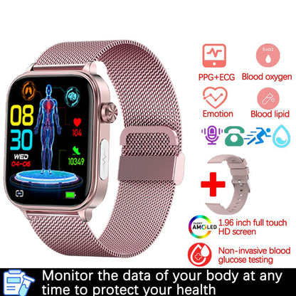 Full Touch Screen Multi-Sport Smartwatch - Fashion Fitness Tracker for Women