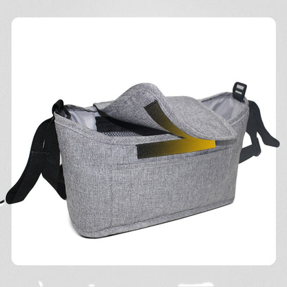 Universal Baby Stroller Organizer Bag with Cup Holder and Storage Pockets