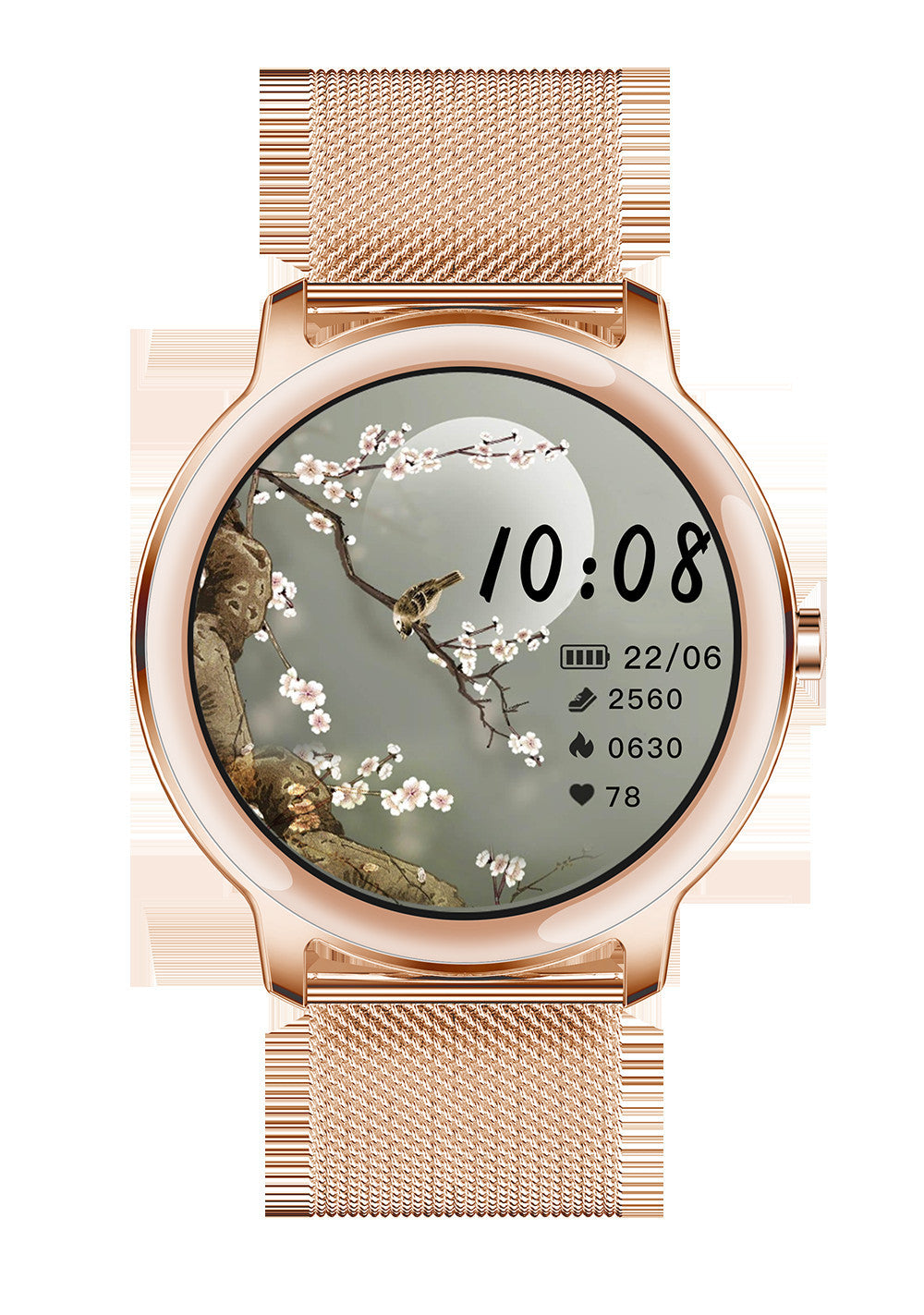 R18 Luxury Ladies Smart Watch - 1.09" Full Touch Ultra-Thin Screen