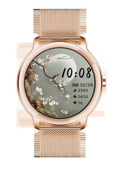R18 Luxury Ladies Smart Watch - 1.09" Full Touch Ultra-Thin Screen