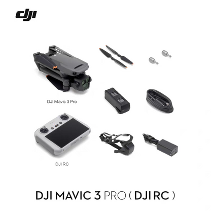 DJI Mavic 3 Pro Flagship Aerial Drone - Professional Triple-Camera System with HD Master Edition Camera