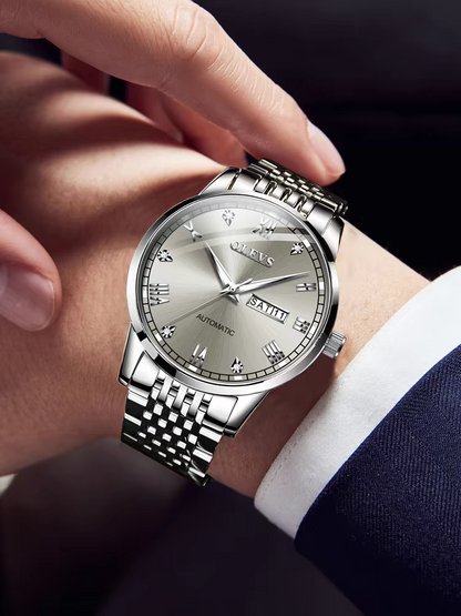 OLEVS Luxury Men's Automatic Mechanical Watch - Waterproof Luminous Business Wristwatch