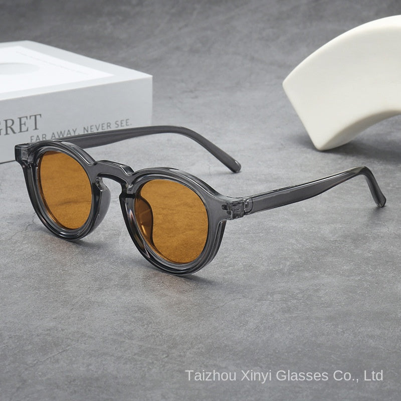 Vintage Round Small Frame Sunglasses | Unisex Fashion UV Protection Shades