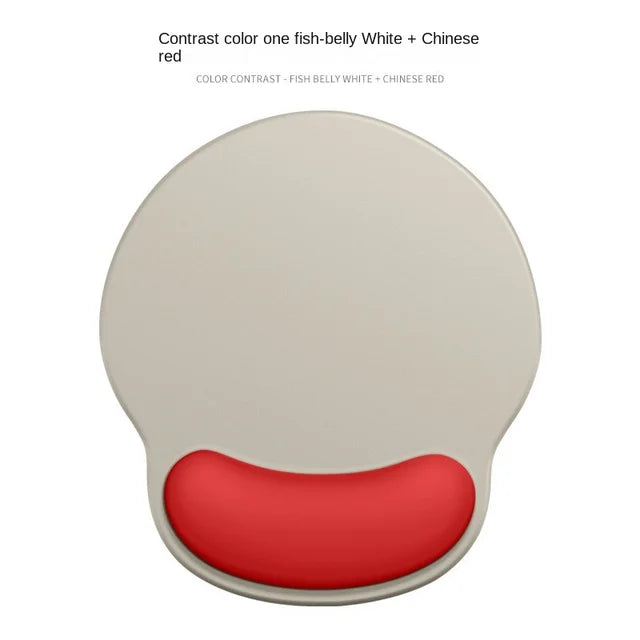 Gradient Silicone Mouse Pad with Wrist Rest - Ergonomic Anti-Slip Wrist Support Pad for Computer & Office