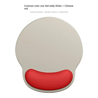 Gradient Silicone Mouse Pad with Wrist Rest - Ergonomic Anti-Slip Wrist Support Pad for Computer & Office
