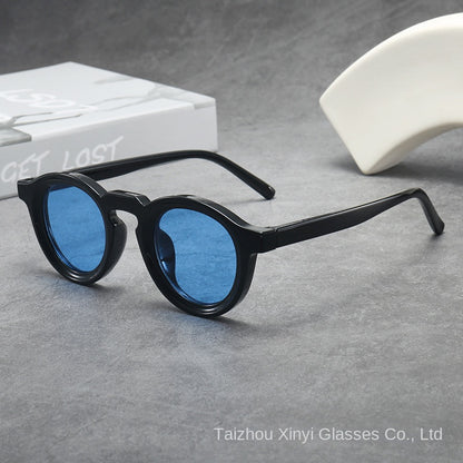 Vintage Round Small Frame Sunglasses | Unisex Fashion UV Protection Shades