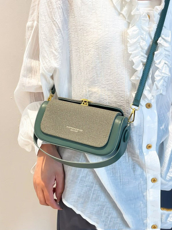 Elegant Small Retro Box Bag - Shoulder & Crossbody Handbag