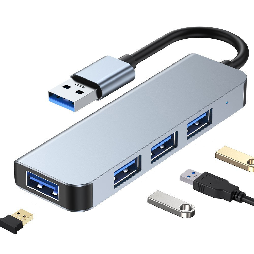 7-in-1 Dual Head USB 3.0 Hub - Multiport Expansion Docking Station & Data Splitter for Computer