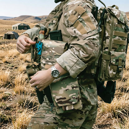 Tactical Laser Cut MOLLE Admin Pouch - Multi-Use Utility Storage & EDC Organizer